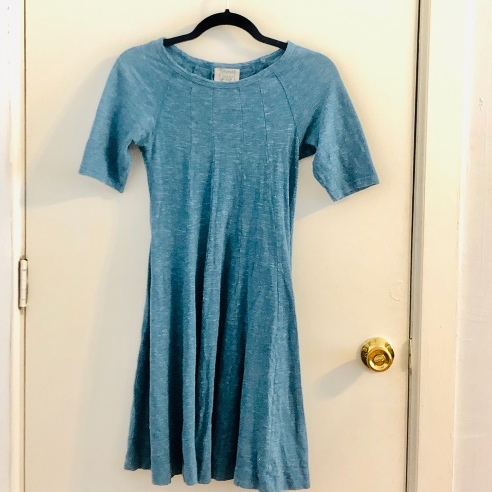 Blue swing dress